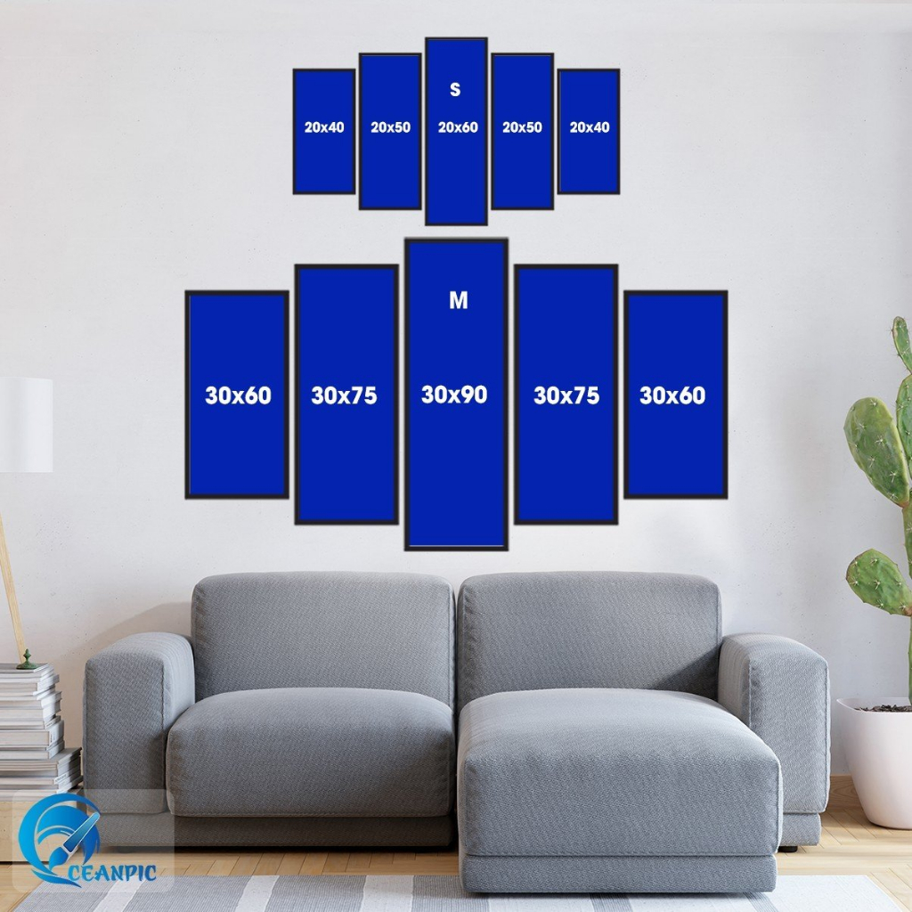 Set 5 Tấm Tranh Naruto Dán Tường CEANPIC Chất Liệu Nhựa Formex dày 5mm Tráng Gương - Nhân Vật NARUTO, HINATA