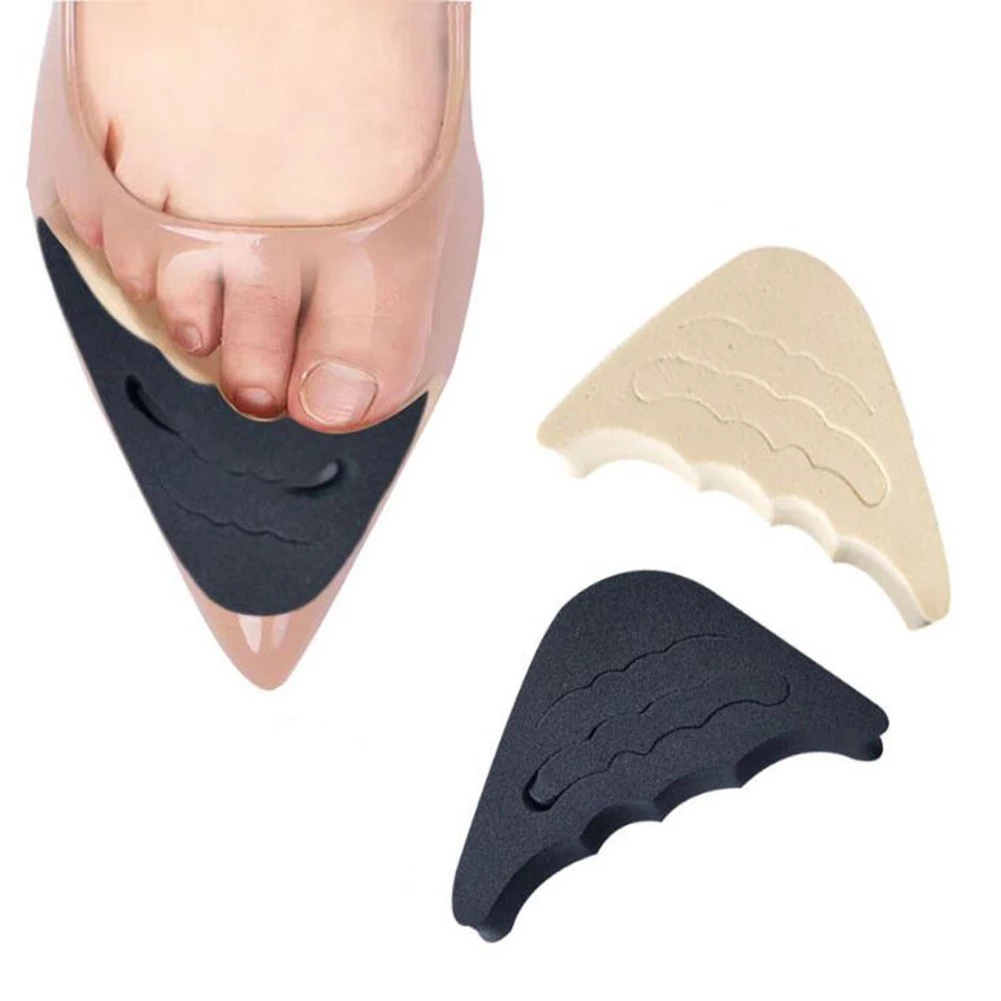 Set 2 Miếng Đệm Mũi Giày Cao Gót, Chống Rộng Giày, Giảm Đau Chân, Hỗ Trợ Đi Chắc Chân