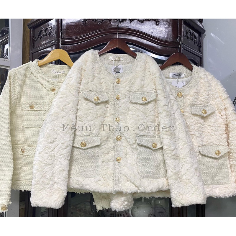 Áo Khoác Lông Túi Dạ Teewd Lông Cừu Sang Chảnh❤️