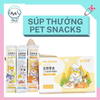 Súp thưởng cho mèo - 1 thanh súp thưởng pet snacks cho mèo 15gr - tuca pet shop