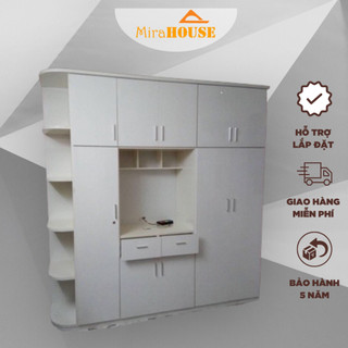 Tủ Nhựa Đài Loan Kèm Kệ Ti Vi - MIRA HOUSE giao hàng và lắp đặt tại nhà miễn phí (Inbox chọn màu)