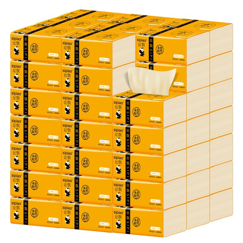 Thùng 30 gói giấy ăn gấu trúc Sipiao mã 6021 [HÀNG CHÍNH HÃNG 100%]