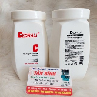 Kem hấp tóc Hương Lài CEORALI 900g phục hồi tóc hư, khô ,chẻ ngọn , giúp tóc bóng mượt mềm mại chuyên dùng cho salon tóc