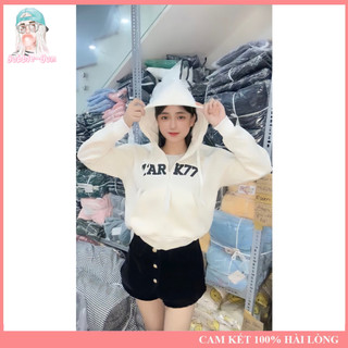 Áo Khoác Nữ Thêu K77 Cao Cấp Chất Liệu Nỉ 4 Túi Freesize Dưới 60kg Bubble Gum Studio