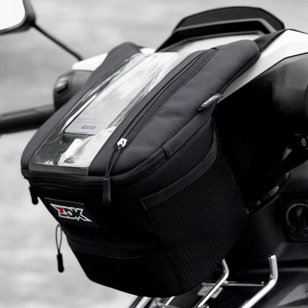 Túi Đựng Điện Thoại ZDK K2 2 Ngăn, Treo Đầu Xe Máy, Chạy Grab, Chứa Đồ