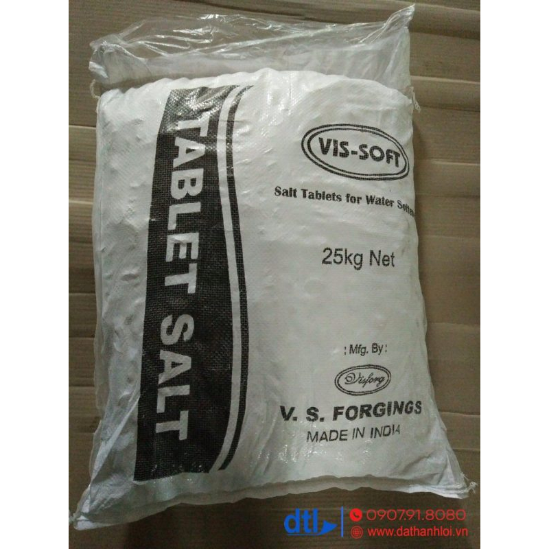 Muối viên tinh khiết Ấn Độ dùng cho máy rửa chén bát | hoàn nguyên hệ thống lọc nước