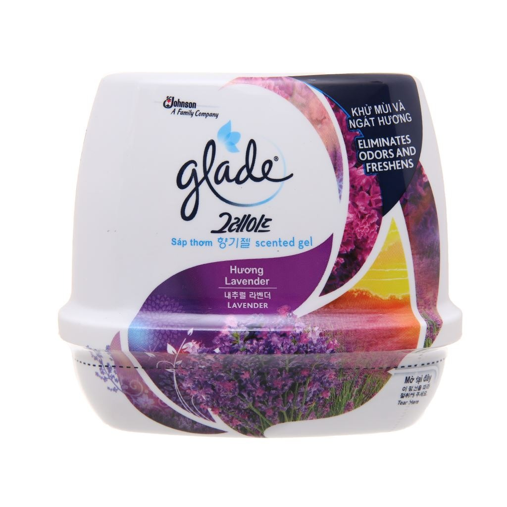 Sáp Thơm Glade 180g Hương Hoa Lavender, Sáp Thơm Để Phòng, Nhà Tắm Lan Tỏa Hương Thơm - VPP Quốc Huy
