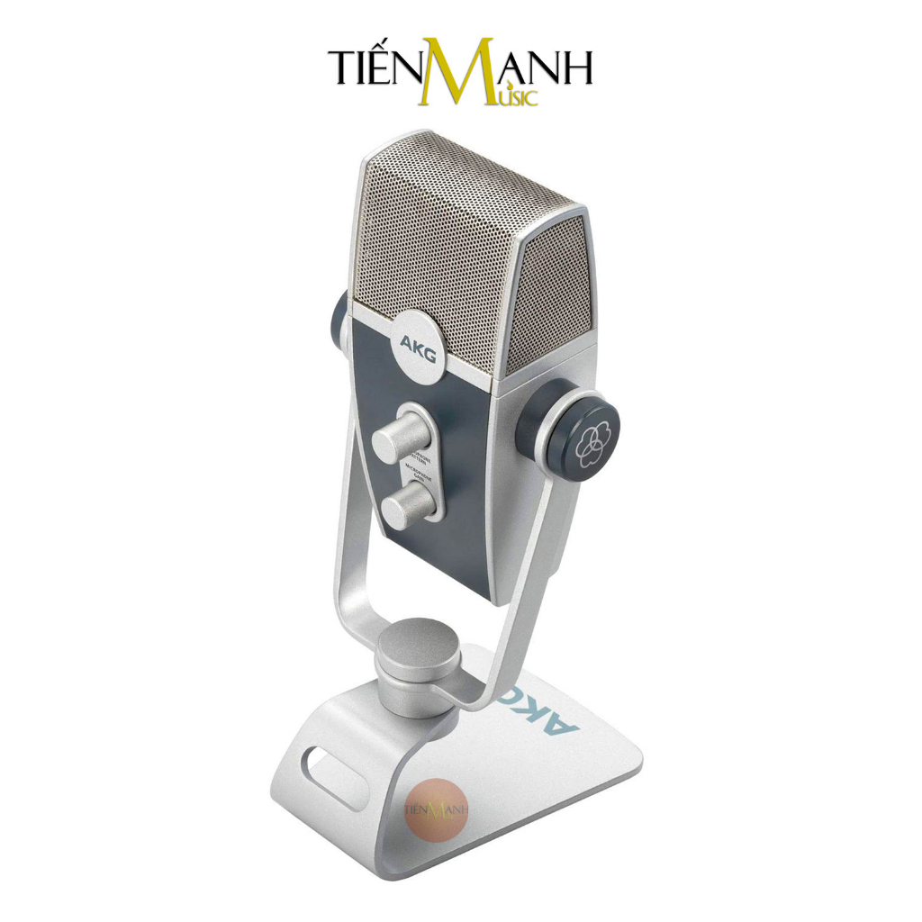 Micro AKG Lyra C44 USB - Mic Thu Âm Podcast Livestream, Radio, ASMR C44USB Microphone Phòng Thu Studio