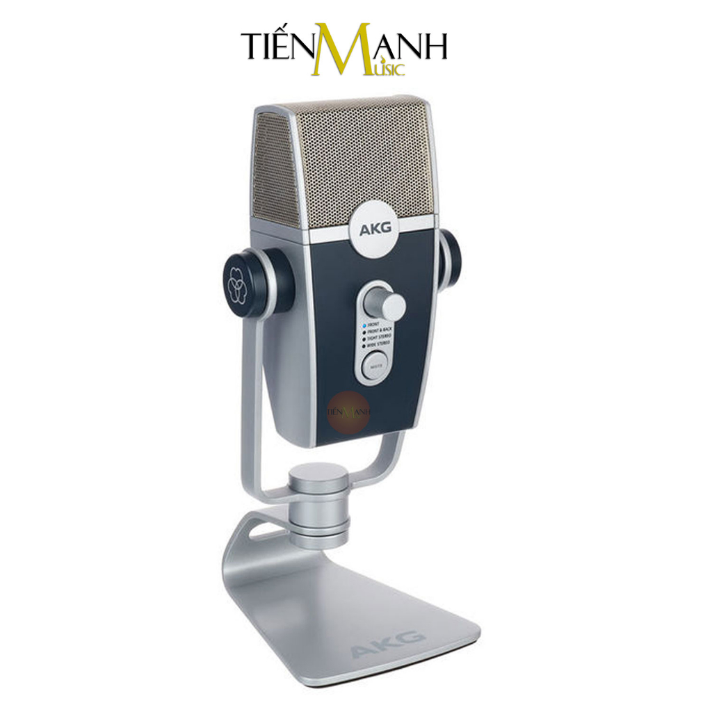 Micro AKG Lyra C44 USB - Mic Thu Âm Podcast Livestream, Radio, ASMR C44USB Microphone Phòng Thu Studio