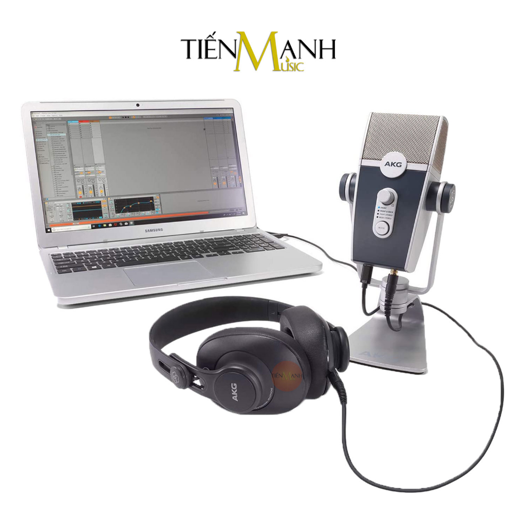 Micro AKG Lyra C44 USB - Mic Thu Âm Podcast Livestream, Radio, ASMR C44USB Microphone Phòng Thu Studio