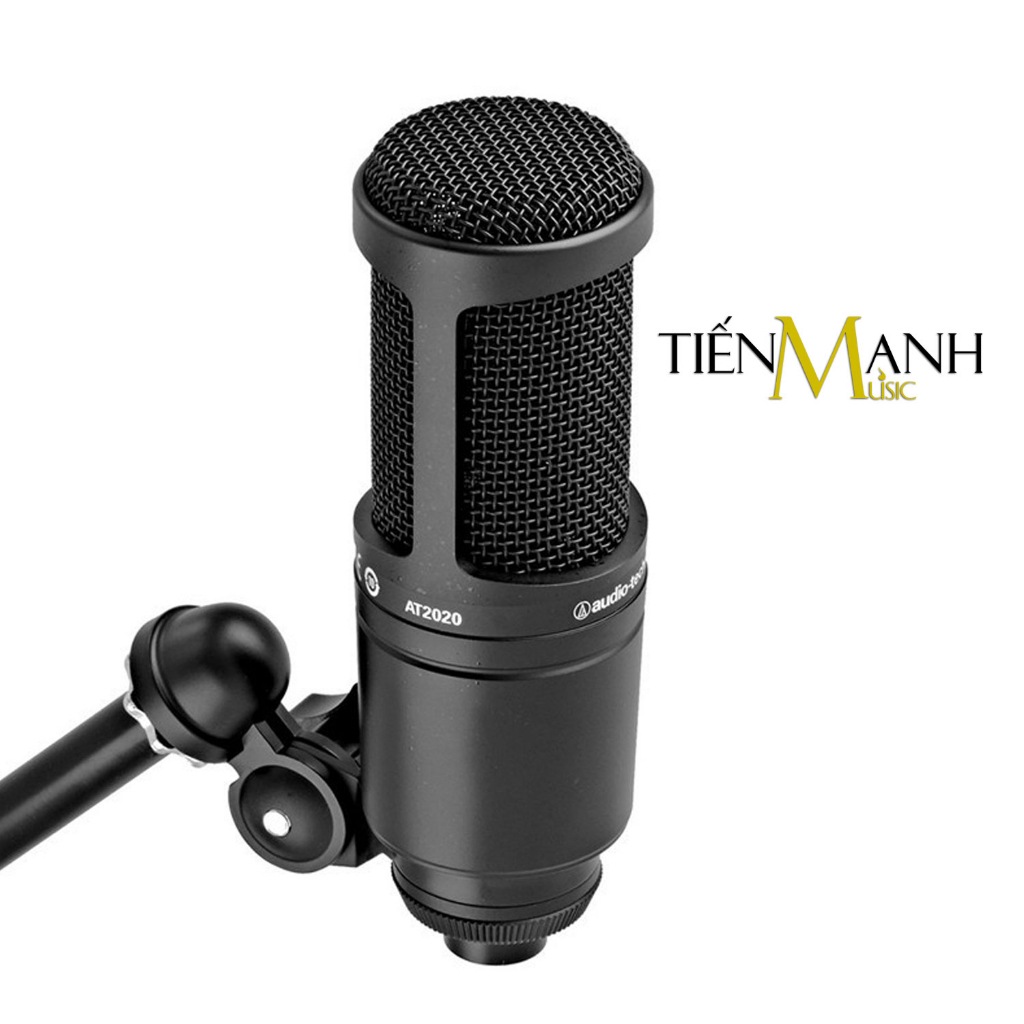 Micro AT2020 Audio Technica Mic Thu Âm Phòng Studio, Microphone Cardioid AT-2020