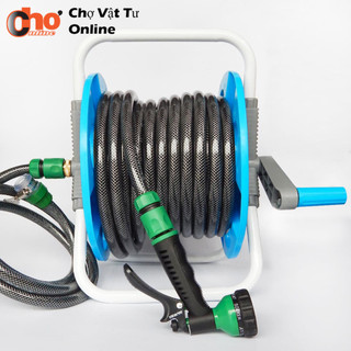 Bộ rulô cuộn vòi xịt nước - tưới cây dài 10m, 20m, 30m loại dây 16.5mm chất lượng được sản xuất tại Việt Nam