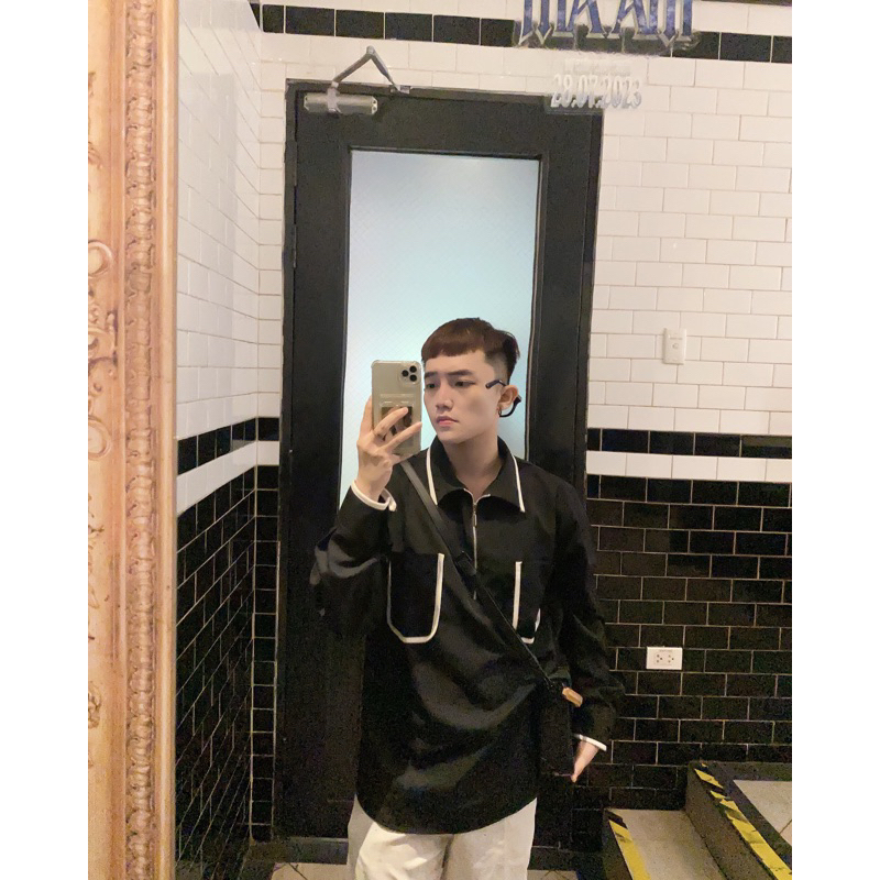 Sơmi Nam kiểu phối line Cao cấp