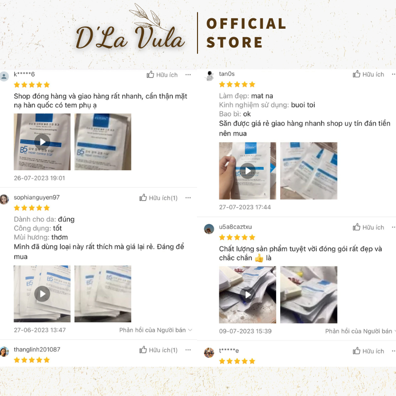 Mặt nạ B5 Yuejin Repair Control EGF 25ml