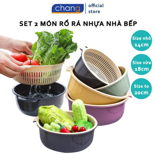 Bộ Rổ Rá Nhựa Cao Cấp Có Nhiều Kích Cỡ Tiện Dụng Cho Mọi Nhà