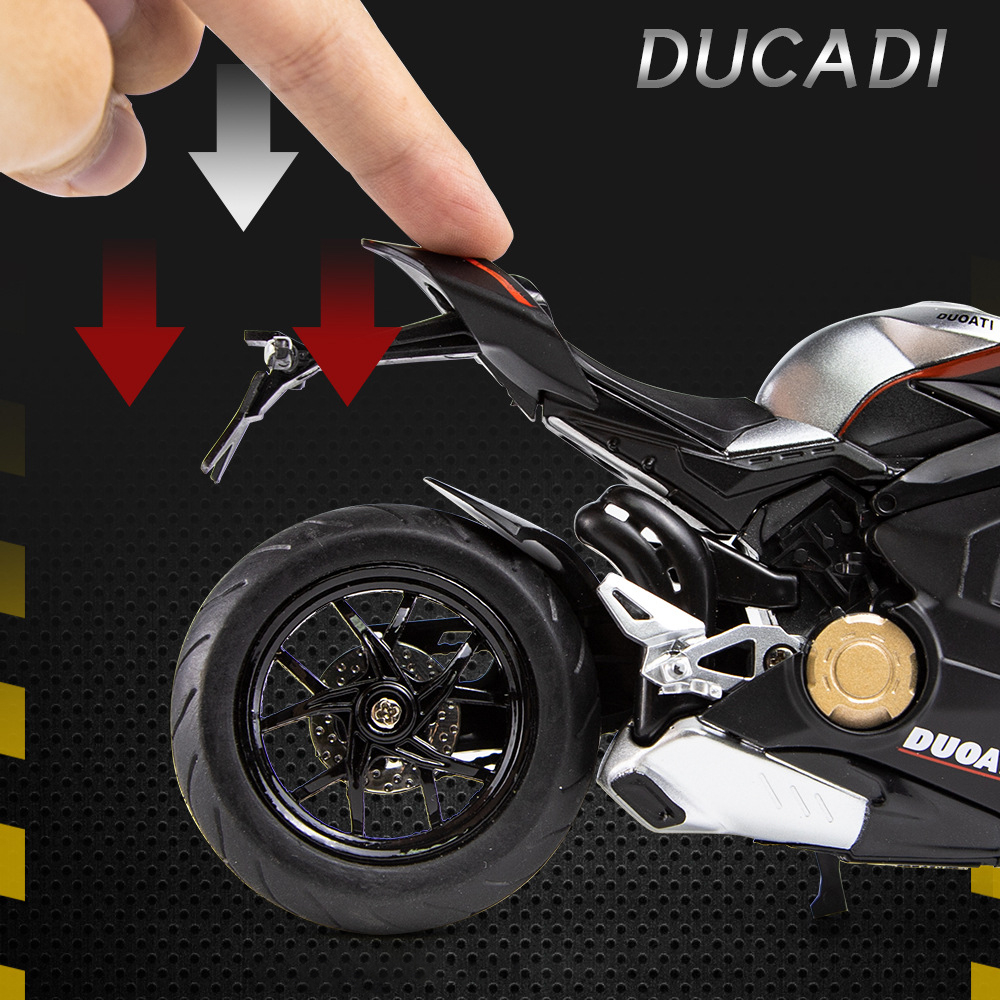 Mô hình siêu xe phân khối lớn DUCATI Panigale V4s tỉ lệ 1:12 khung hợp kim