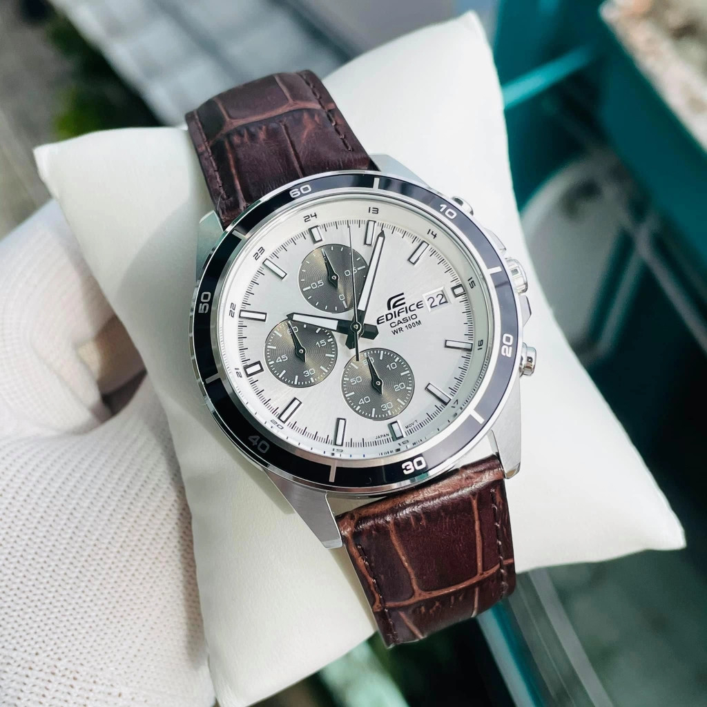 Đồng hồ nam dây da chính hãng Casio EDIFICE EFR-526L-7AVUDF