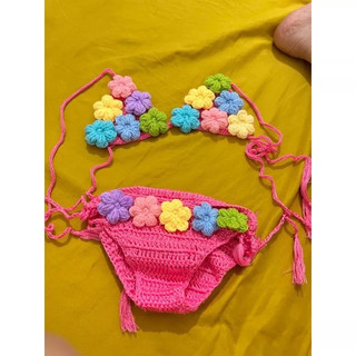 bikini handmade móc thủ công cho bé