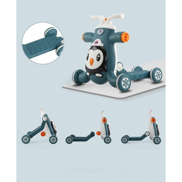 Xe Tập Đi 3 trong 1 Cho Bé WDH007 ,xe chòi chân ,xe scooter ,Chất Liệu Nhưa Nguyên Sinh An Toàn Cho Bé ,babysweetsaigon