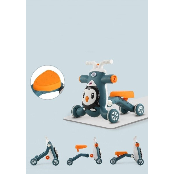 Xe Tập Đi 3 trong 1 Cho Bé WDH007 ,xe chòi chân ,xe scooter ,Chất Liệu Nhưa Nguyên Sinh An Toàn Cho Bé ,babysweetsaigon