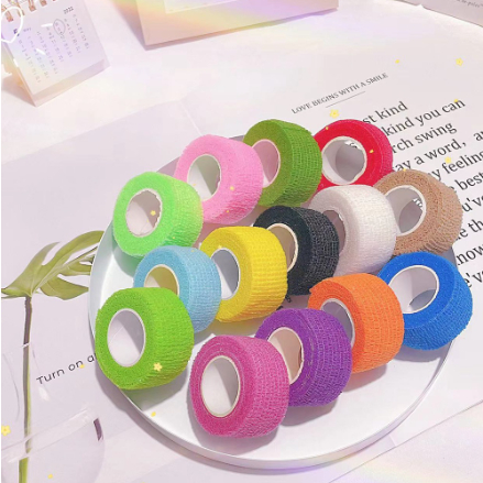 Băng quấn bảo vệ ngón tay khi viết bài, chơi thể thao vải co giãn 4.6m tiện lợi thoải mái nhiều màu cute