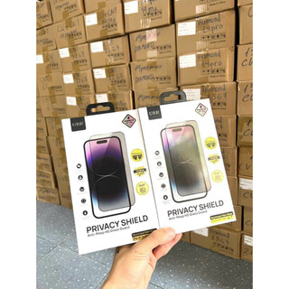 Kính cường lực urr 2in1 chống nhìn trộm - chống vân tay cho iphone 12 pro max, 13 pro max, 14 pro, 14 pro max.