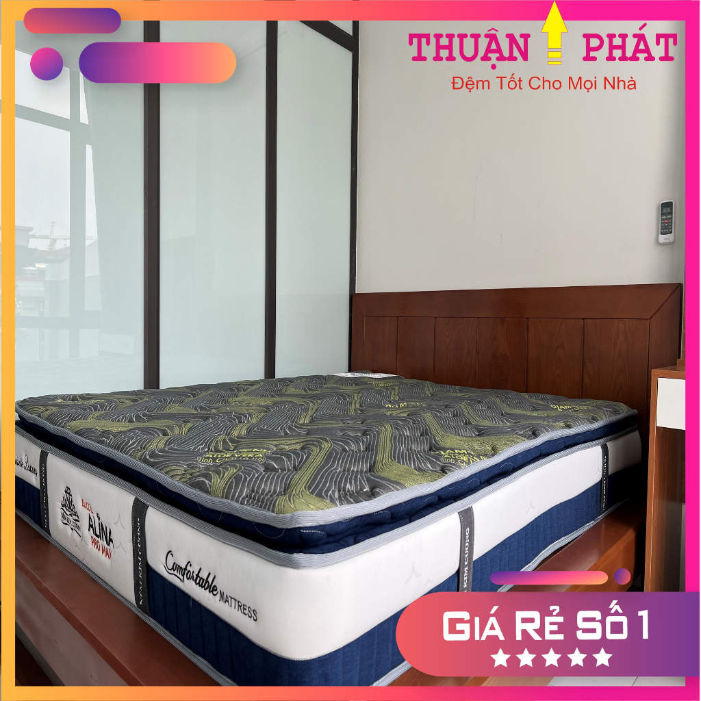 Đệm lò xo Kim Cương ALOE VERA PRO MAX - Chuẩn khách sạn 5 sao