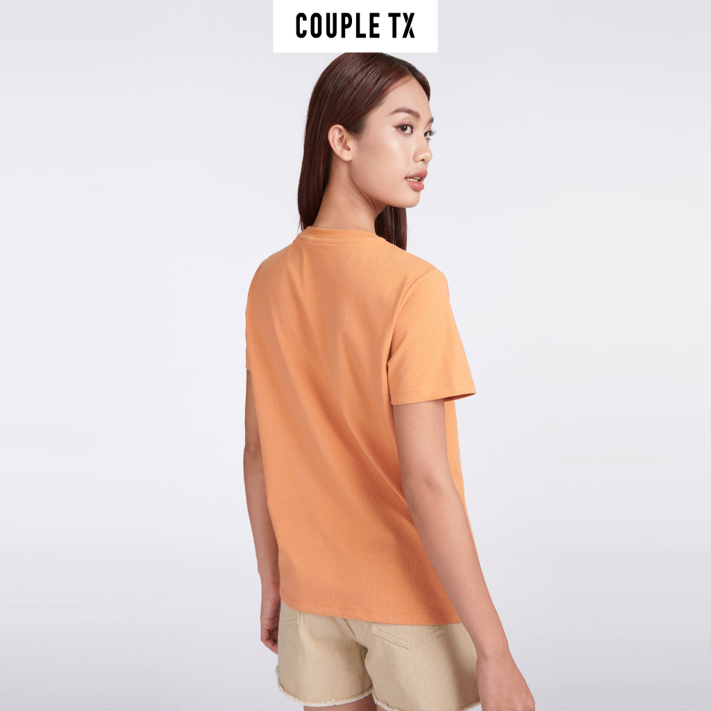 Áo Thun Nam Nữ Couple TX Sợi Bắp Green EX Regular Fit Bio Iscra In Logo X TS 274