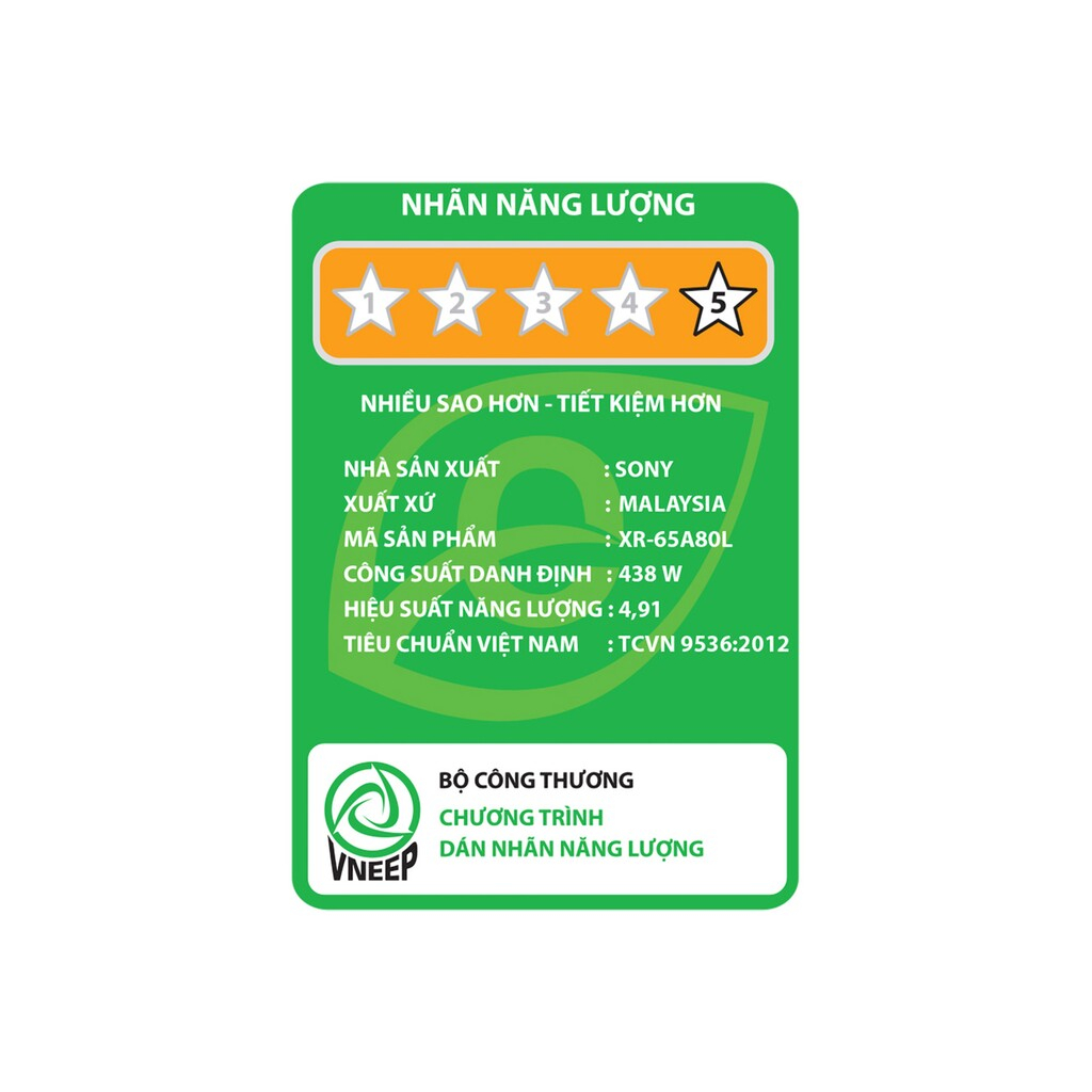 Google Tivi OLED Sony 4K 65 inch XR-65A80L VN3