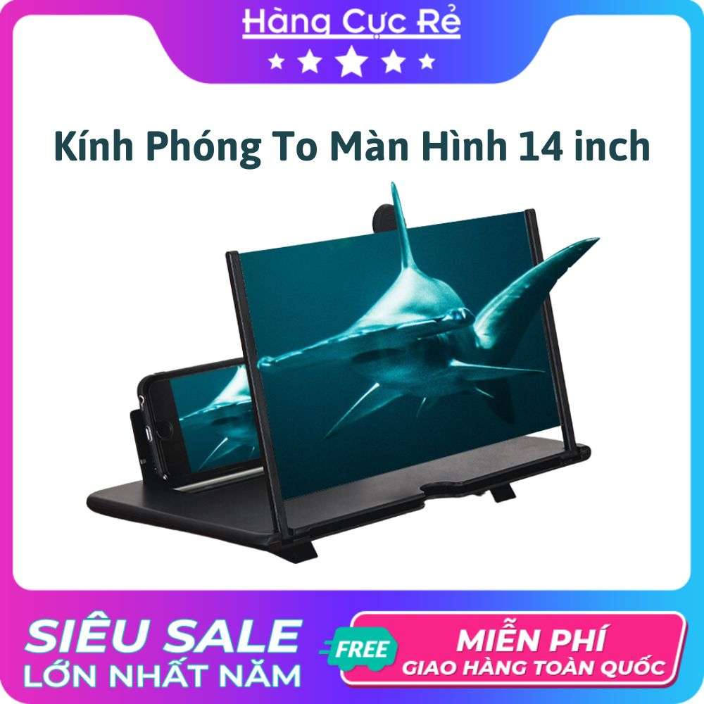 Kính phóng to điện thoại 14 inch, phóng đại màn hình siêu lớn - Shop Hàng Cực Rẻ