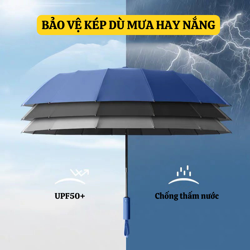 Dù Che Mưa XUKA Thiết Kế Vải Chống Thấm Nước Cao Cấp