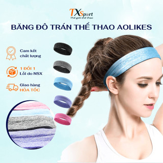 Băng Đô Thể Thao Vùng Trán Aolikes Chống Trượt, Co Giãn Tạo Sự Thoải Mái Tập Gym Yoga Chơi Thể Thao
