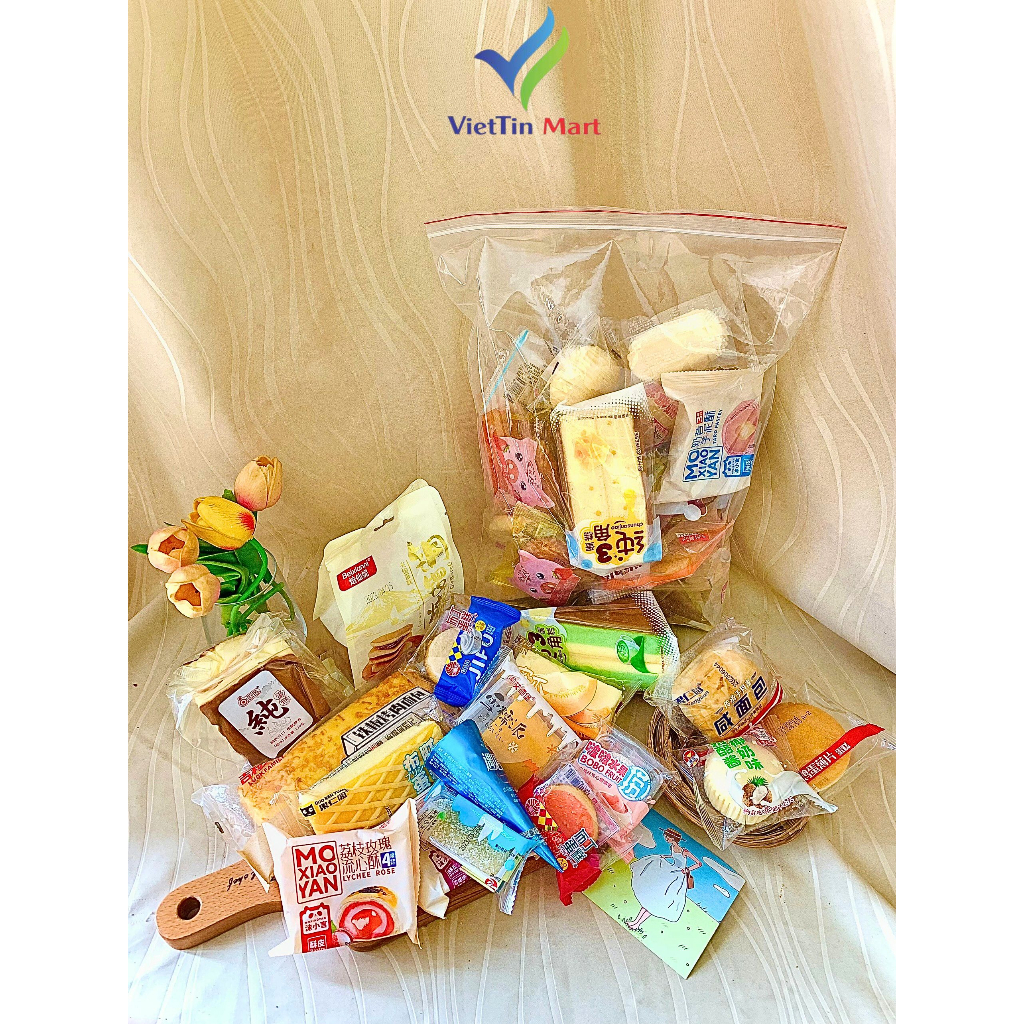 Bánh Đài Loan Mix Ngẫu Nhiên Nhiều Vị VIETTIN MART