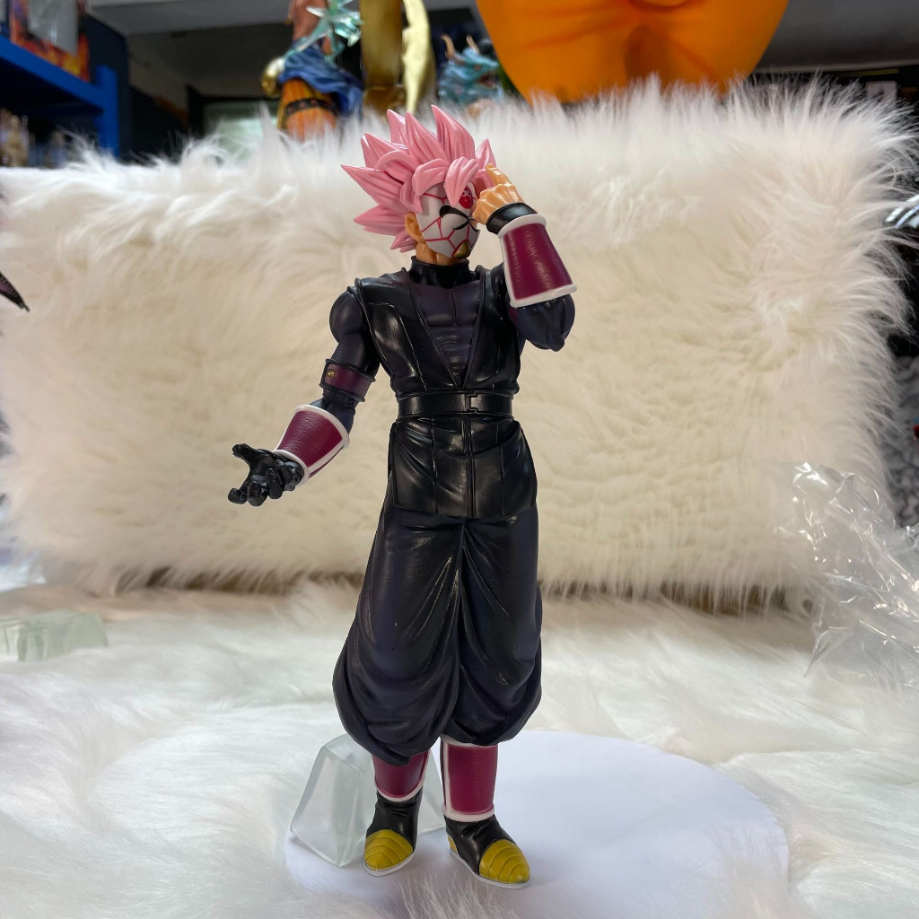 ĐỒ CHƠI MÔ HÌNH  NHÂN VẬT BLACK GOKU ĐEO MẶT NẠ, ANIME DRAGON BALL, SƯU TẬP TRANG TRÍ DECOR, LIGHTSTOREMOHINH
