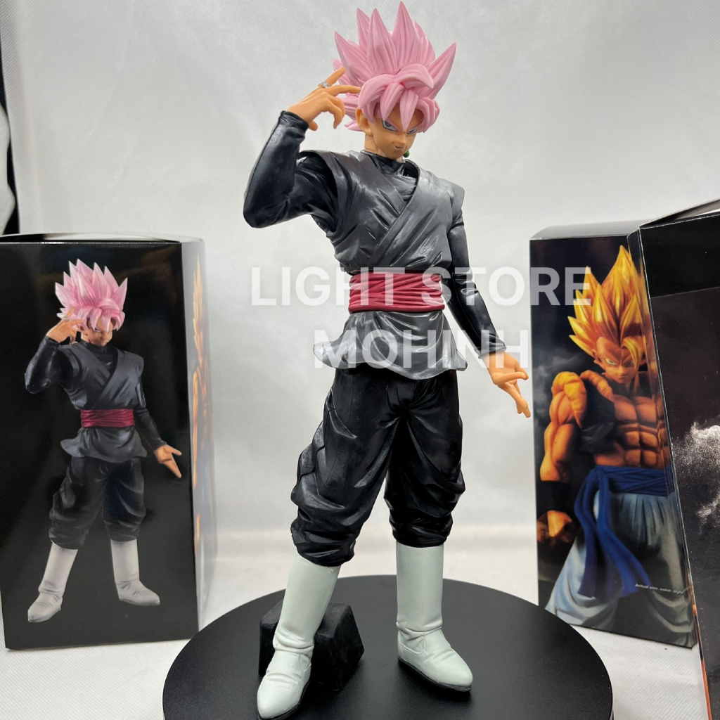 ĐỒ CHƠI MÔ HÌNH  NHÂN VẬT BLACK GOKU ĐEO MẶT NẠ, ANIME DRAGON BALL, SƯU TẬP TRANG TRÍ DECOR, LIGHTSTOREMOHINH
