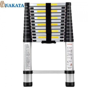 Thang nhôm rút đơn NAKATA 4m4 - TY614 ( Đai Đen)