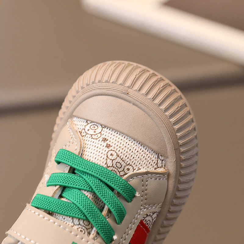 Giày thể thao cho bé trai bé gái quai dán tiện lợi phong cách cho bé Sz 21-25