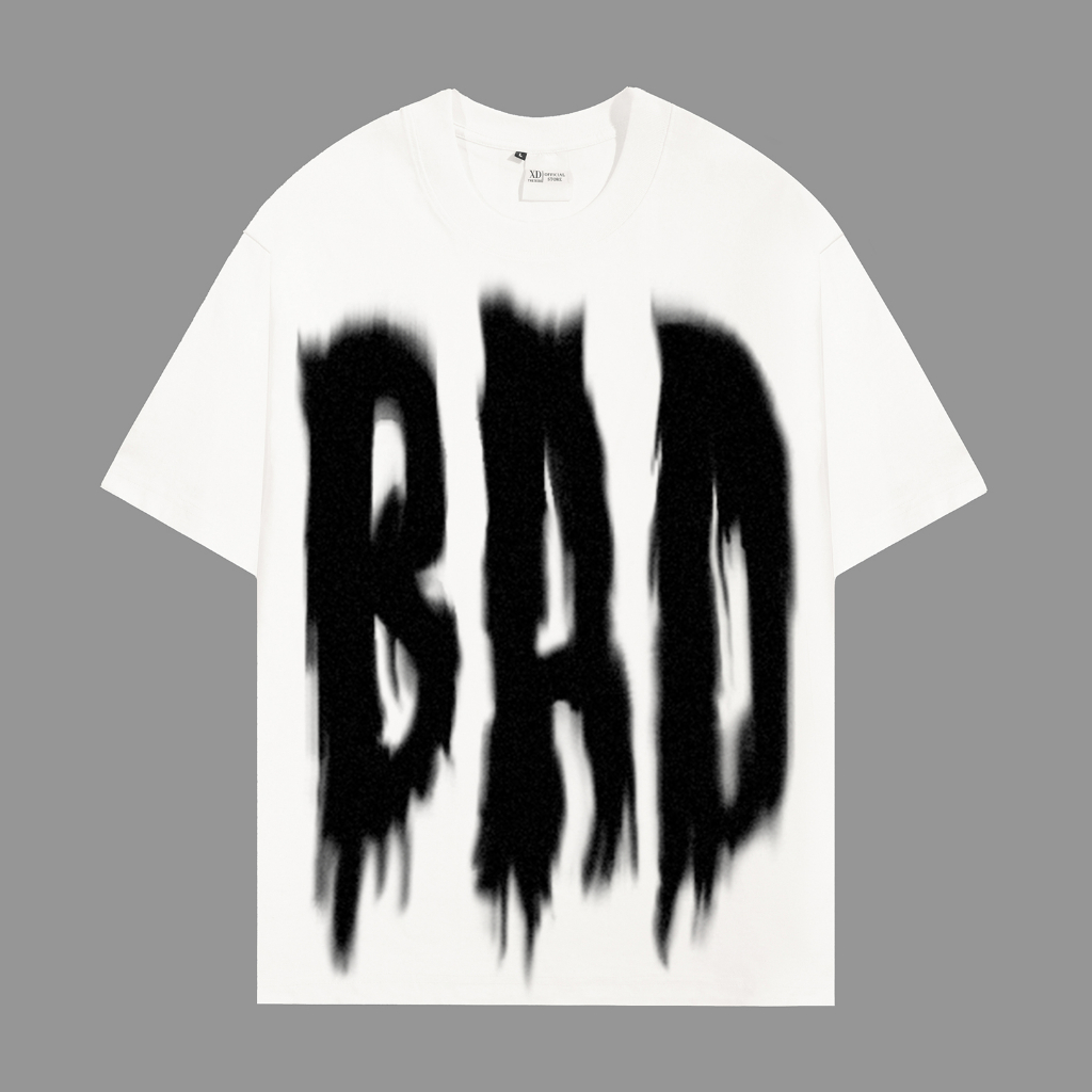 Áo thun nam The Xide áo phông nam nữ unisex in chữ BAD form rộng chất cotton 2 chiều định lượng 250gr co giãn