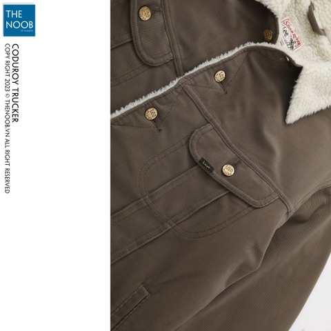 Áo Khoác Nhung Lót Lông Dáng Trucker - 2023AK63