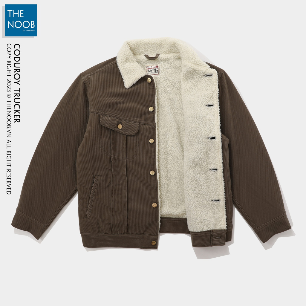 Áo Khoác Nhung Lót Lông Dáng Trucker - 2023AK63