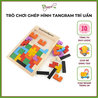 Ghép Gạch Tangram Trí Uẩn Cho Bé Yêu Phát Triển Toàn Diện - Ghép Gạch Trí Uẩn To Cho Bé Từ 3 Tuổi - Orgavi