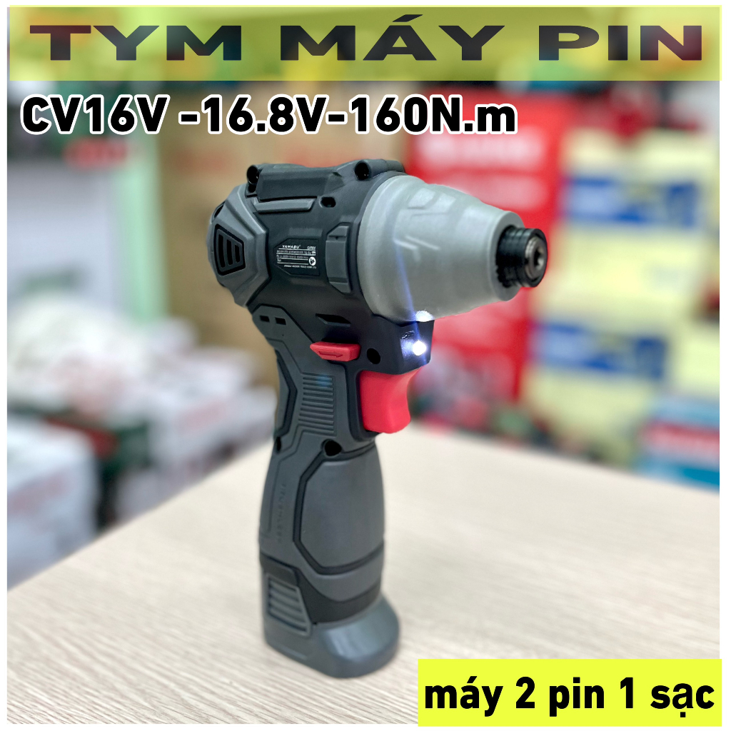 Máy bắn vít - vặn ốc Bộ máy bắn vít – PIN 16.8 V YMS-CV16 YAMASU- Tym máy pin