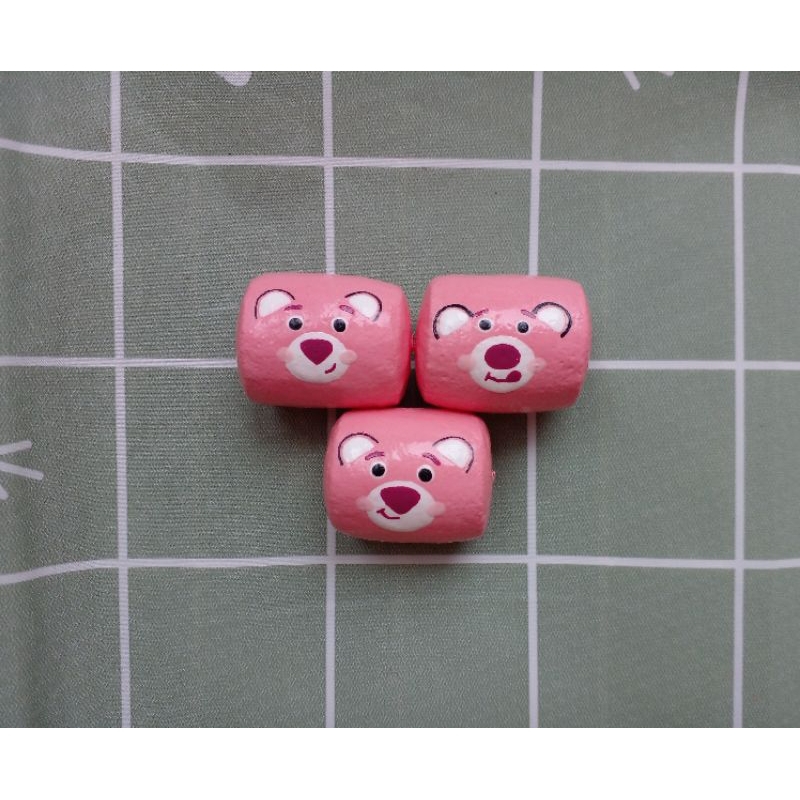 Squishy handmade bánh cuộn gấu dâu