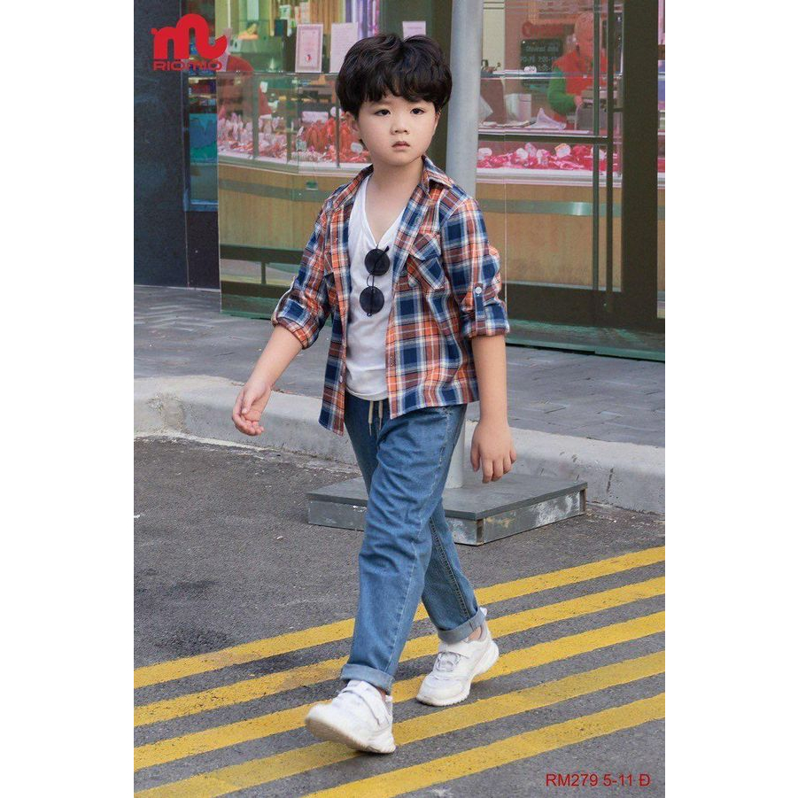 Quần jean mềm Ri.mio bé trai