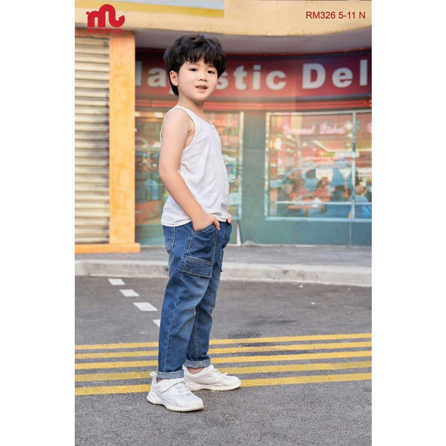 Quần jean mềm Ri.mio bé trai