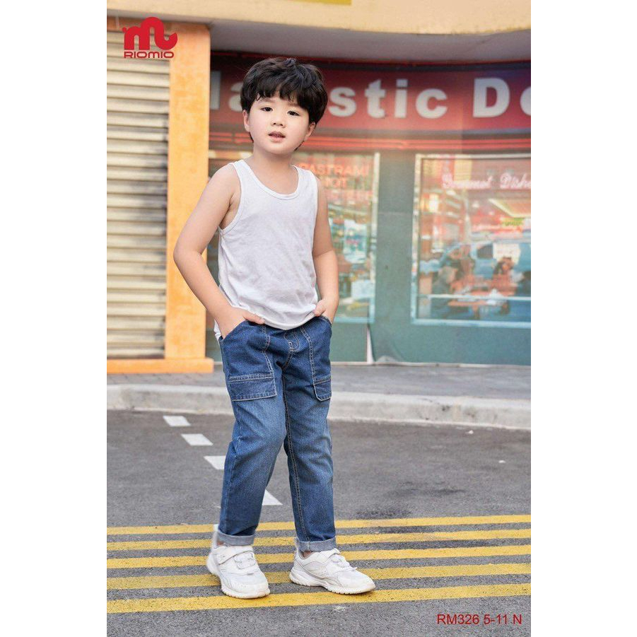 Quần jean mềm Ri.mio bé trai