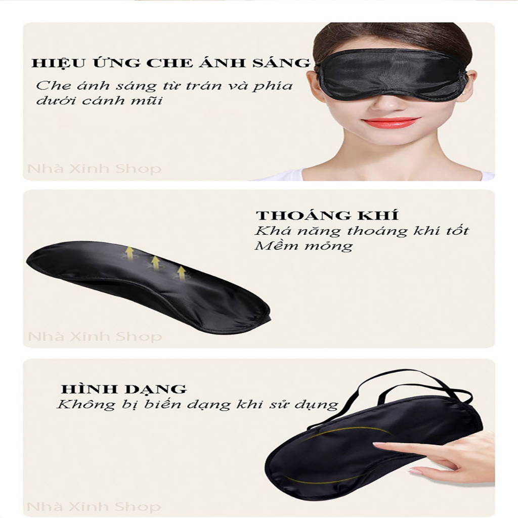 Bịt mắt ngủ màu ngẫu nhiên