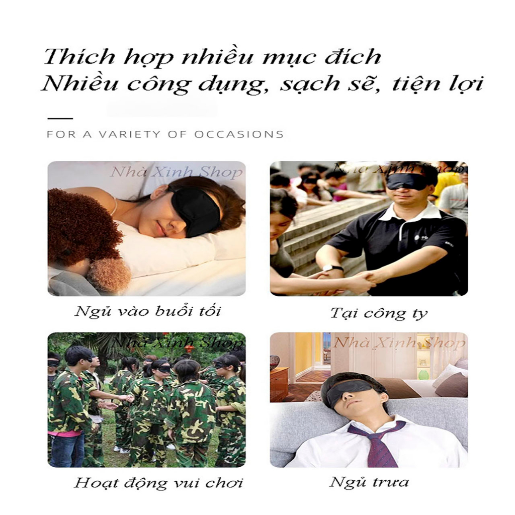 Bịt mắt ngủ màu ngẫu nhiên