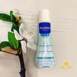 Mustela nước làm sạch mặt và cơ thể cho trẻ sơ sinh & em bé da thường 50ml
