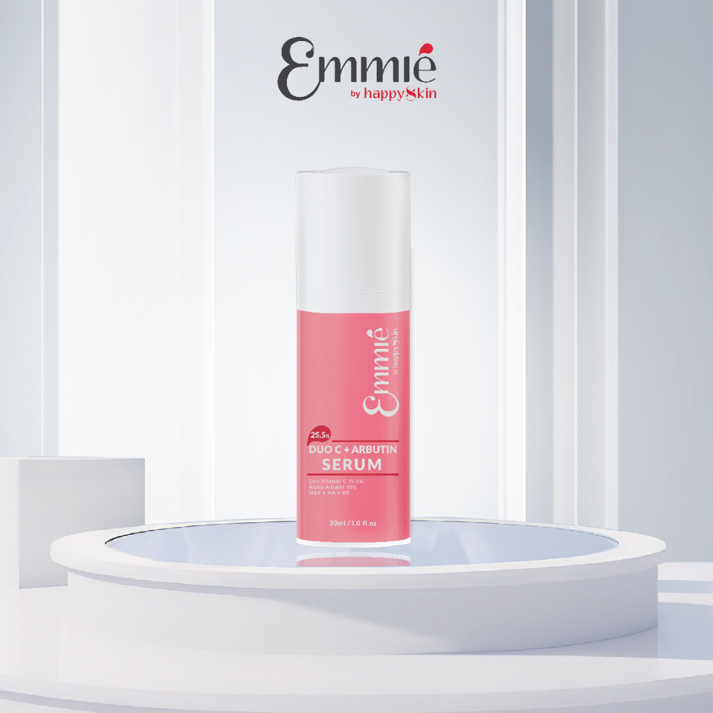 Combo Dưỡng Sáng Căng Mịn: Nước Thần + Serum C Emmié By HappySkin